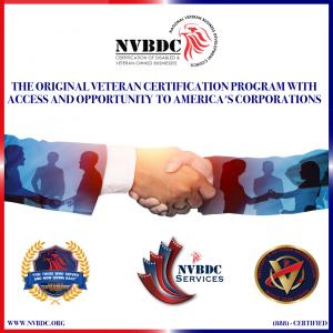 NVBDC is the original Veteran certification program with access and opportunity to America's Corporations.