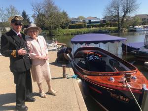 Jolly Brit with owner Henry Butt & Lorna Grace at the launch party Spring 2021