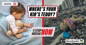 Where is your kid's teddy? #StopRussiaNow