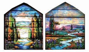 The breathtaking colors and radiance of Tiffany Studios glassworks illuminate Morphy’s central Pennsylvania gallery, where the company's July 14-15 Fine & Decorative Arts Auction will take place