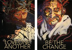 "Love One Another" and "Be The Change" Prints