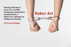 The number of children taken into custody for an involuntary psychiatric examination has been steadily increasing in Florida for almost two decades and according to the Florida chapter of the Citizens Commission on Human Rights (CCHR), this steady increase is indicative of the abusive use of the mental health law The fundamental right of a parent to help their child is being ignored despite the fact that there is an existing provision for the parent to be given an opportunity to help their child as part of the Baker Act law.