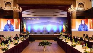 On Thursday, April 28, 2022, on the eve of Eid al-Fitr, a conference entitled “No to Belligerence and Fundamentalism” was held in London, with the presence of Mrs. Maryam Rajavi, the President-elect of the National Council of Resistance of Iran (NCRI).