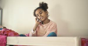 Young Child With Phone