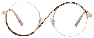 Round Tortoiseshell Eyeglasses of Lensmart