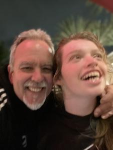 Mike Robinson and Genevieve