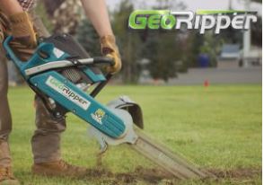GeoRipperT/A Trencher Attachment in use