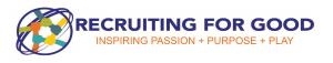 We Help Companies Find Talented Professionals and Generate Proceeds to Do Good www.RecruitingforGood.com @recruitingforgood