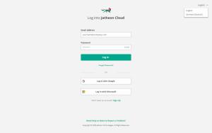 Jatheon Cloud - Pick language on login screen