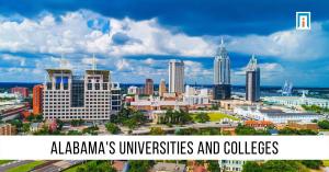 Mobile, Alabama, skyline, colleges, image