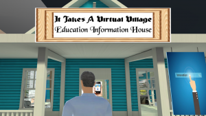 Virtual Village House Closeup Image
