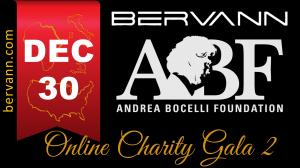 ANDREA BOCELLI, ANDREA BOCELLI Foundation, BERVANN, BERVANN Foundation, Charity Gala 2nd Edition