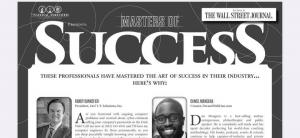 Dan Mangena -- Master of Success in the Wall Street Journal