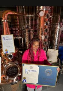 Founder of the First Black Woman-Owned Distillery in the U.S. Receives 5 Proclamations From the Government 2