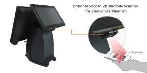 PST750 has Integrated 2D barcode scanner