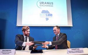 On January 22, DeepLand Foundation had a fruitful communication with CMO Elsa of Uranus and Ms DeepLand Foundation has invested Uranus Exchange in Singapore