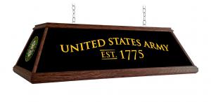 United States Army: Historic Logo - Premium Wood Pool Table Light