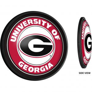 Georgia Bulldogs: Round Slimline Lighted Wall Sign