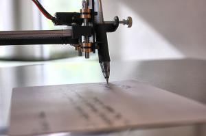 Simply Noted machines create real pen-written notes, cards, and letters.