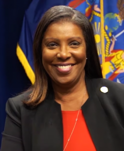 New York Attorney General Letitia James during an interview in February 2020.