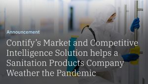 How a Competitive Intelligence solution provider helped a sanitation products company to manage market uncertainties amidst Covid-19