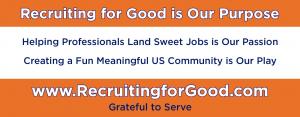 Retain Recruiting for Good to Help Us Fund Meaningful Fun in The Community #purposebeforeprofit #funforgood #recruitingforgood www.RecruitingforGood.com