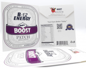 B12-Ashwagandha Transdermal Boost Patch b12 ashwagandha energy boost patch