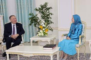 The 70th United States Secretary of State Michael R. Pompeo met NCRI’s President-elect Maryam Rajavi, on Monday, May 16 at Ashraf3 in Albania. Mr. Pompeo spoke to Ashraf's 3 residents about the current state of affairs in Iran and the prospects. 