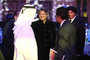 Abhimanyu Ghosh with global dignitaries