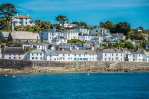 Houses across the water in St Mawes, Cornwall