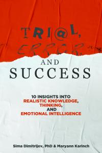 Trial, Error, and Success front cover suggesting trial and error may involve mistakes along the way, but the outcome is success