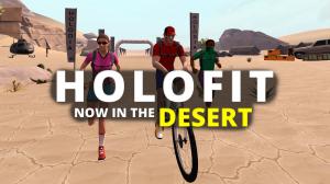 The Desert of Grand Sablon on HOLOFIT VR Fitness