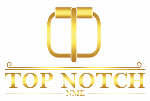 Top Notch NME gold belt buckle Logo