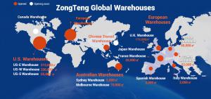 ZongTeng global warehouses