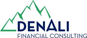 Mountains with text: Denali Financial Services