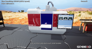 SPEE3DCraft Simulator CNC Machine Australian Bush environment - SPEE3D