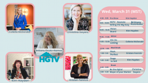 Features HGTV Star Brittany Ramos, Kim Hayden, Kristen Fenrick, Collette McDonald, Crista Swyers