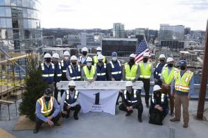 The dual-branded development will total 721 rooms with more than 32,200 square feet of meeting space (including pre-function space). It features an 18-story 1 Hotel with 215 rooms and a 30-story Embassy Suites by Hilton hotel tower featuring 506 rooms.