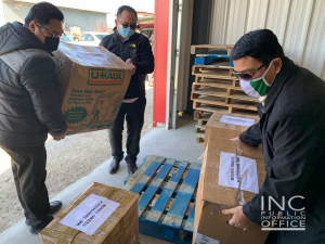 <img src="image8.png" alt="Iglesia Ni Cristo volunteers load cargo plane with donations for delivery to Indigenous communities in Pauingassi and Little Grand Rapids, in Manitoba, Canada" />