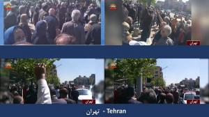 4 April 2021 - Tehran - Enraged Retirees Protest in 23 cities, Iran - 1