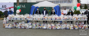 Photo of ministers and members of Iglesia Ni Cristo at their chapel in Surrey, Canada during their outreach event