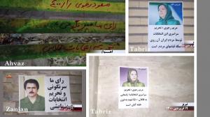 11 April 2021 - Iran - Resistance Units, MEK supporters urge boycotting regime's sham election 2021 - 7