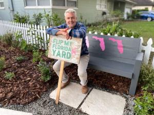 This is a photo of Chad Crawford, creator and host of 'Flip My Florida Yard'