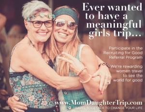 Lovely Girls Party and participate in Recruiting for Good to enjoy exclusive travel and experience the world's best parties #momdaughtertravel #lovelygirlsparty #lovewineweekends www.MomDaughterTrip.com