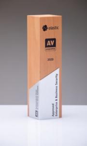 Elastic Approved Enterprise Business Security Trophy 2020
