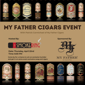 Local cigar lounge The Smoke Ring hosts premium cigar event.