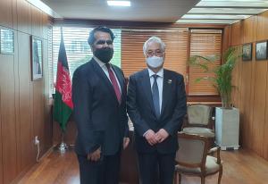 H.E. Abdul Hakim Atarud, the Ambassador of Afghanistan to Korea & Chairman Kim, WTIA Group