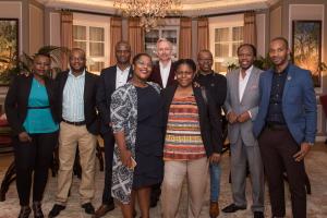 Senior members of BLACC attending an exclusive Bisquit Cognac tasting