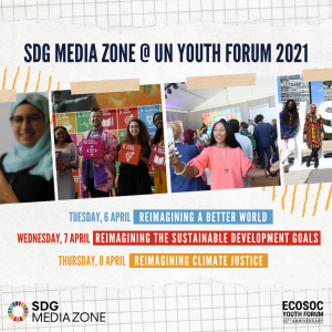 Under the theme, “The Future We Want,” the SDG Media Zone, produced by the UN Department of Global Communications with support from the PVBLIC Foundation, hosted conversations that amplified the voices and visions of young people who are central to the global efforts to recover better, stronger and together SDG Media Zone at UN Youth Forum