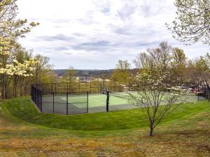 Mountaintop setting with downtown Charleston views